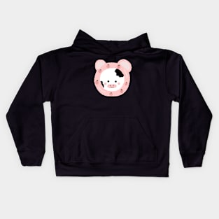 Peach Cow Kids Hoodie